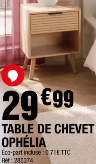 Table de Chevet Ophélia