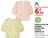 Promo Bavoir tablier imprimé fermeture velcro Babycalin