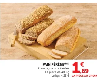 Pain Pérène Campagne ou céréales