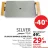 Promo Silver Style Plancha Bambou 002994