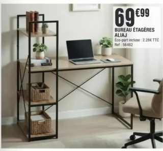 Bureau Étagères ALIAJ