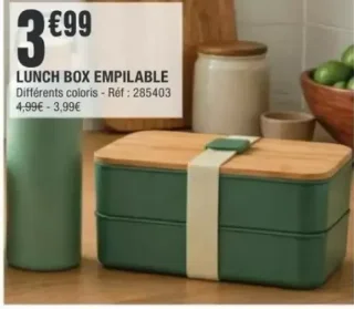 LUNCH BOX EMPILABLE 5five Simply Smart