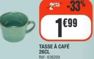 TASSE À CAFÉ 26CL