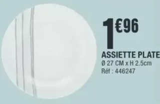 ASSIETTE PLATE