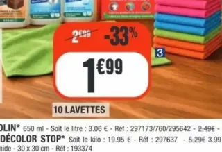 10 Lavettes