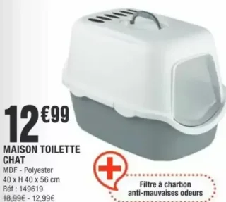 Maison Toilette Chat