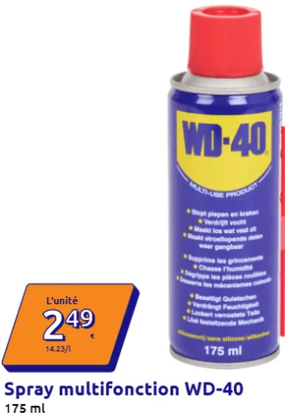 Spray multifonction WD-40