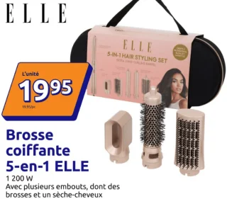 Brosse coiffante 5-en-1 ELLE