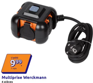 Multiprise Werckmann 4 pièces
