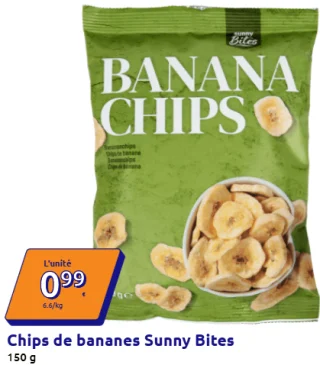 Chips de bananes Sunny Bites