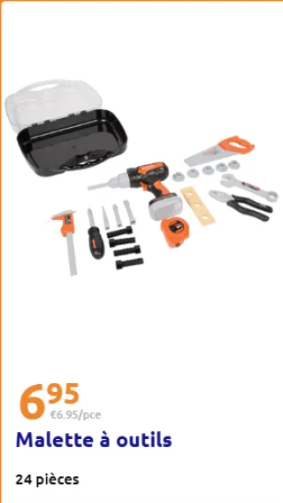 Malette à outils 24 pièces