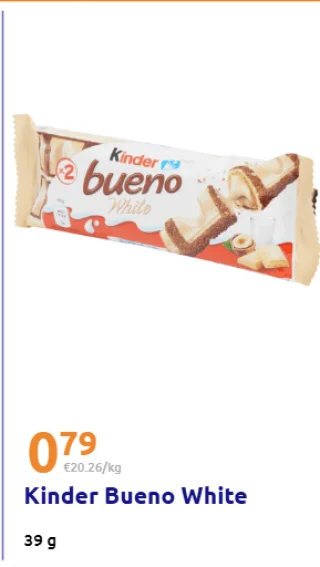 Kinder Bueno White