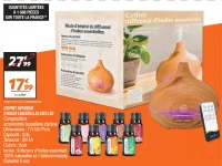 Coffret diffuseur d'huiles essentielles avec led 