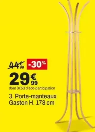 3. Porte-manteaux Gaston H. 178 cm