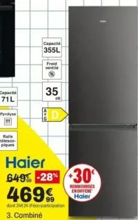 Combiné Haier