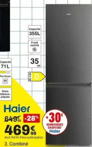 Combiné Haier