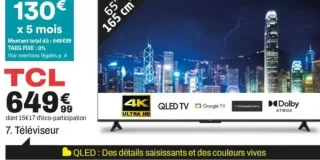 Téléviseur TCL 65T69C