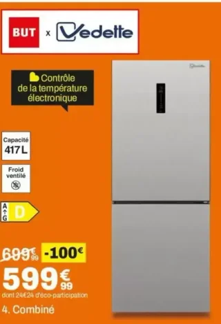 COMBINÉ VEDETTE VFC417NFDX