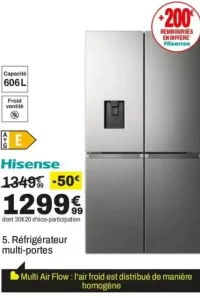 Hisense FMN560SWSE1 Réfrigérateur multi-portes