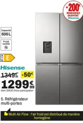 Hisense FMN560SWSE1 Réfrigérateur multi-portes