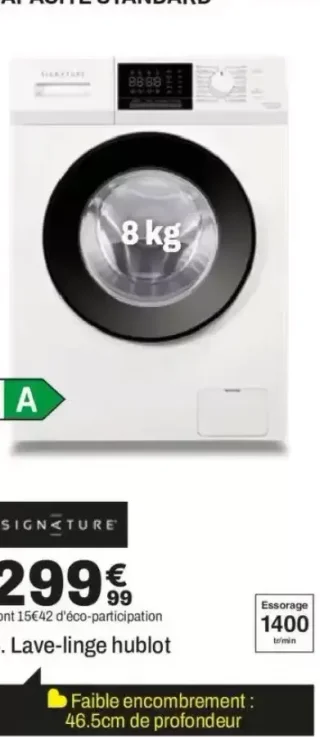 Signature Lave-linge hublot
