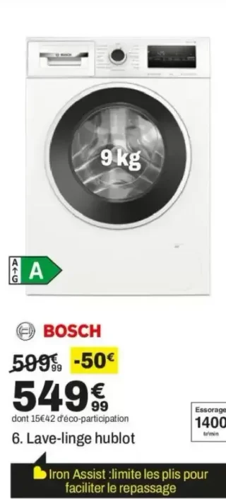 Bosch Lave-linge hublot