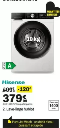 Hisense Lave-linge hublot