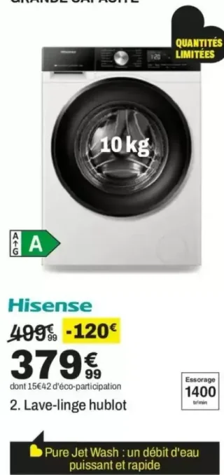 Hisense Lave-linge hublot