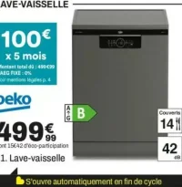 Beko Lave-vaisselle BDFN26451G