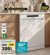 Indesit Lave-vaisselle IN2FA14B3N6W