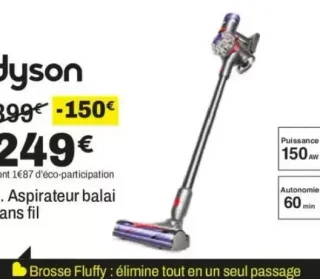 Aspirateur balai sans fil Dyson V8 Cyclone