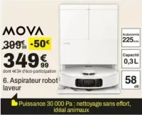 Aspirateur robot laveur MOVA E50 ULTRA