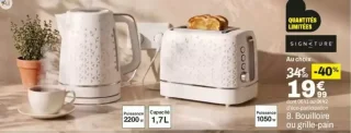 SIGNATURE Bouilloire ou grille-pain