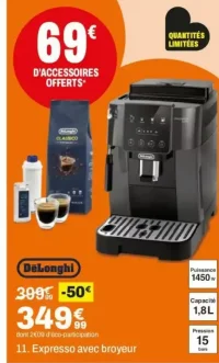 DeLonghi Expresso avec broyeur