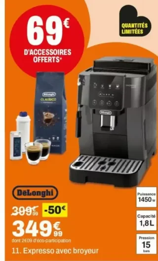 DeLonghi Expresso avec broyeur