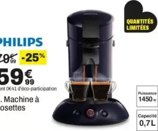 PHILIPS Machine à dosettes