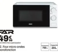 FAR Four micro-ondes monofonction