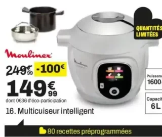 Moulinex Multicuiseur intelligent