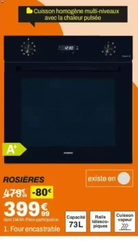 ROSIÈRES Four encastrable RF6 30587PB