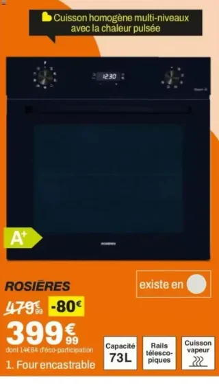 ROSIÈRES Four encastrable RF6 30587PB