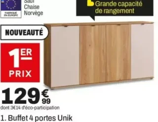 Buffet 4 portes Unik