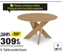 Table ronde Davis