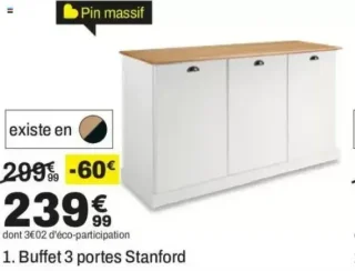 Buffet 3 portes Stanford