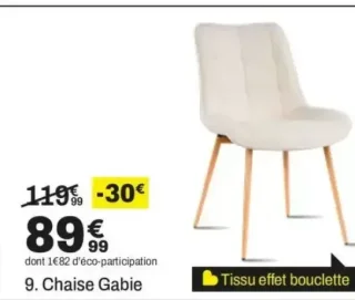 Chaise Gabie