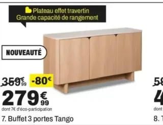 Buffet 3 portes Tango