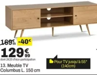 Meuble TV Columbus L. 150 cm