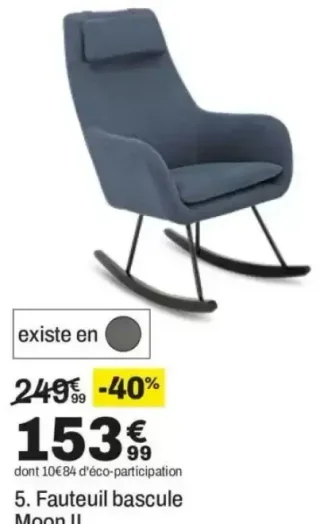 Fauteuil bascule Moon II