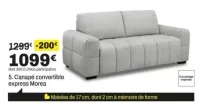 Canapé convertible express Morea
