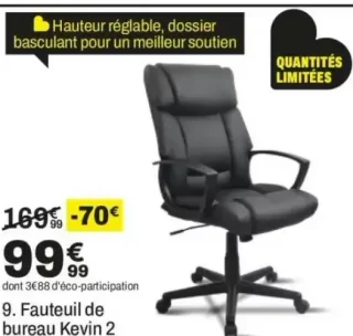 Fauteuil de bureau Kevin 2