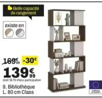 Bibliothèque L. 80 cm Class